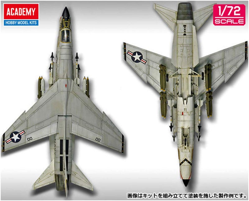 Academy USN F-8E VF-162 ""The Hunters"" Model Kit - Image 4